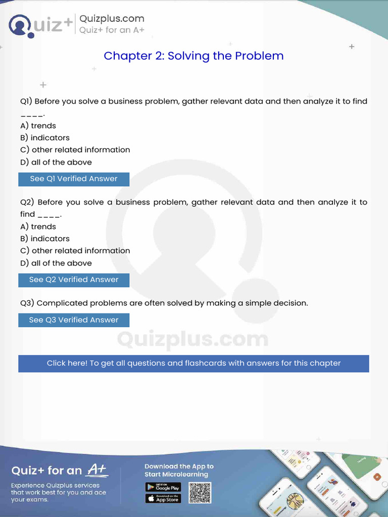 Before You Solve A Business Problem Gather Relevant Data and Then ...