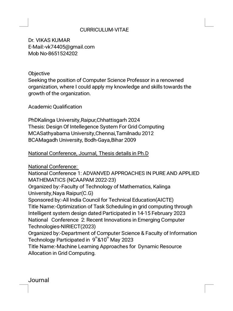 Z CURRICULUM | PDF | Computing | Computer Science