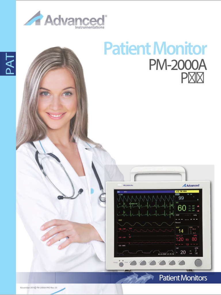 PM-2000A Pro Eng - (FILEminimizer) Pateint Monitor | PDF | Blood ...