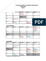 Calendario Segundo Semestre Plan 992