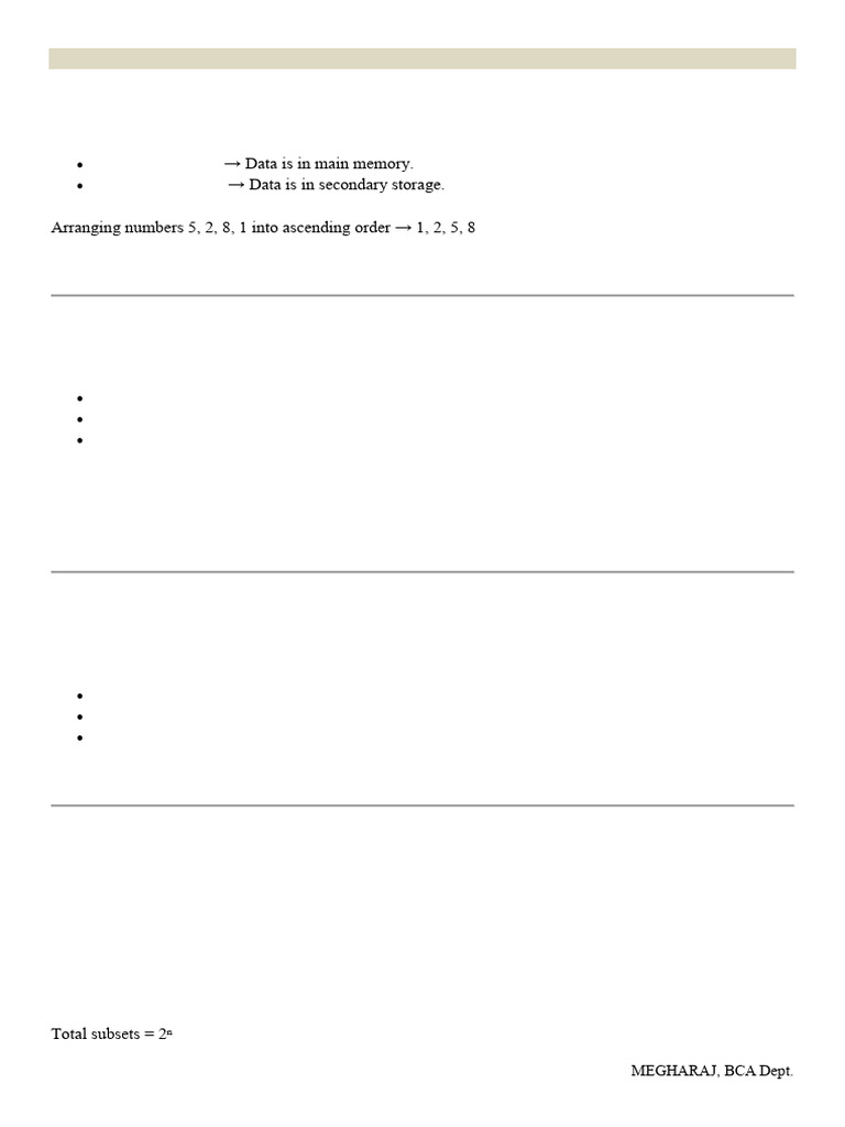 Design and Analysis of Algorithm Notes-6-10 | PDF | Time Complexity ...