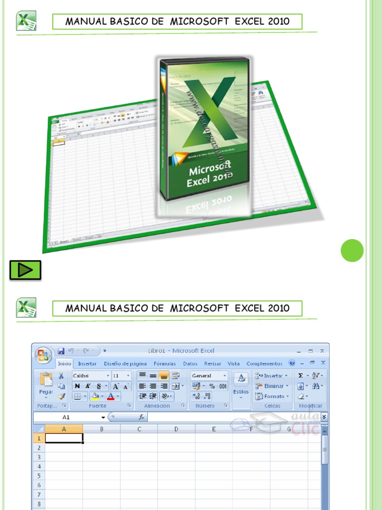 Guía Básica de Microsoft Excel 2010 | PDF