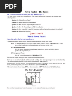 Power Factor - The Basics: Analogy