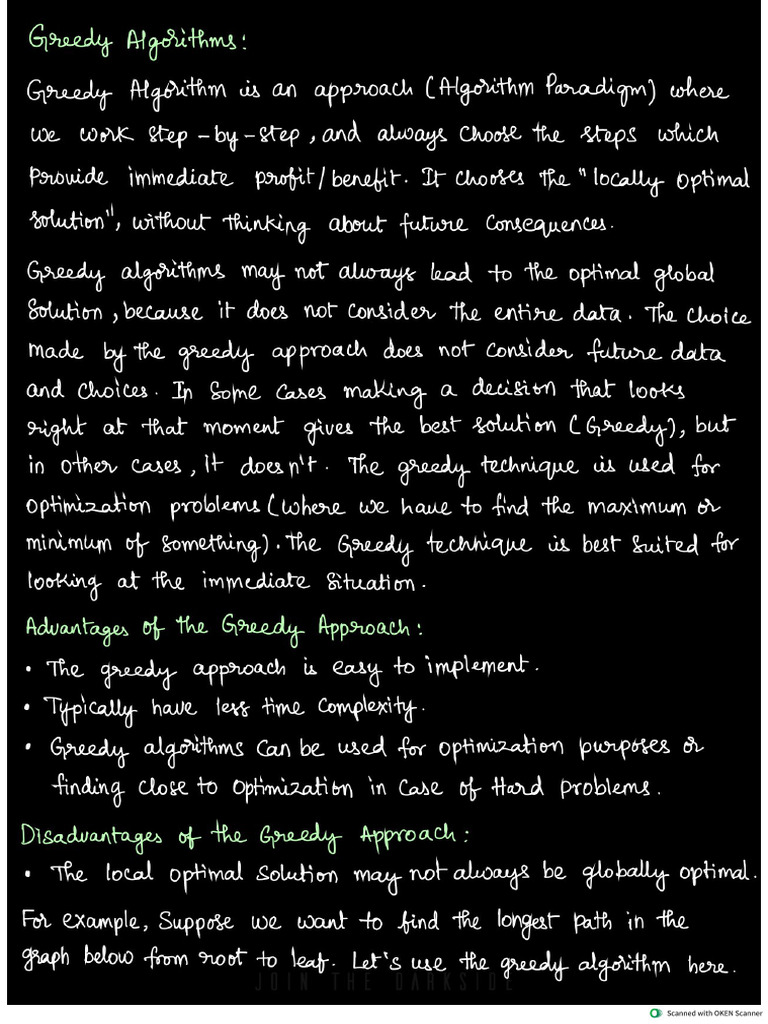 Greedy Algorithms (DAA Chapter 3) Part 1 | PDF