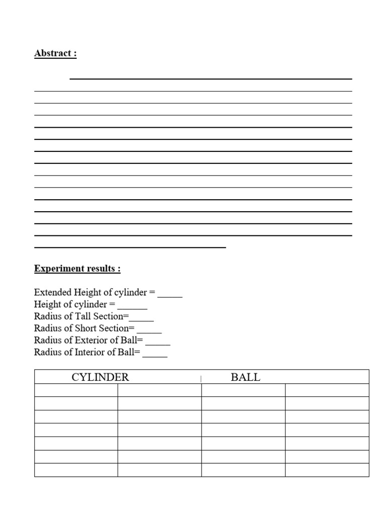 Lab 4 Manual Physics | PDF