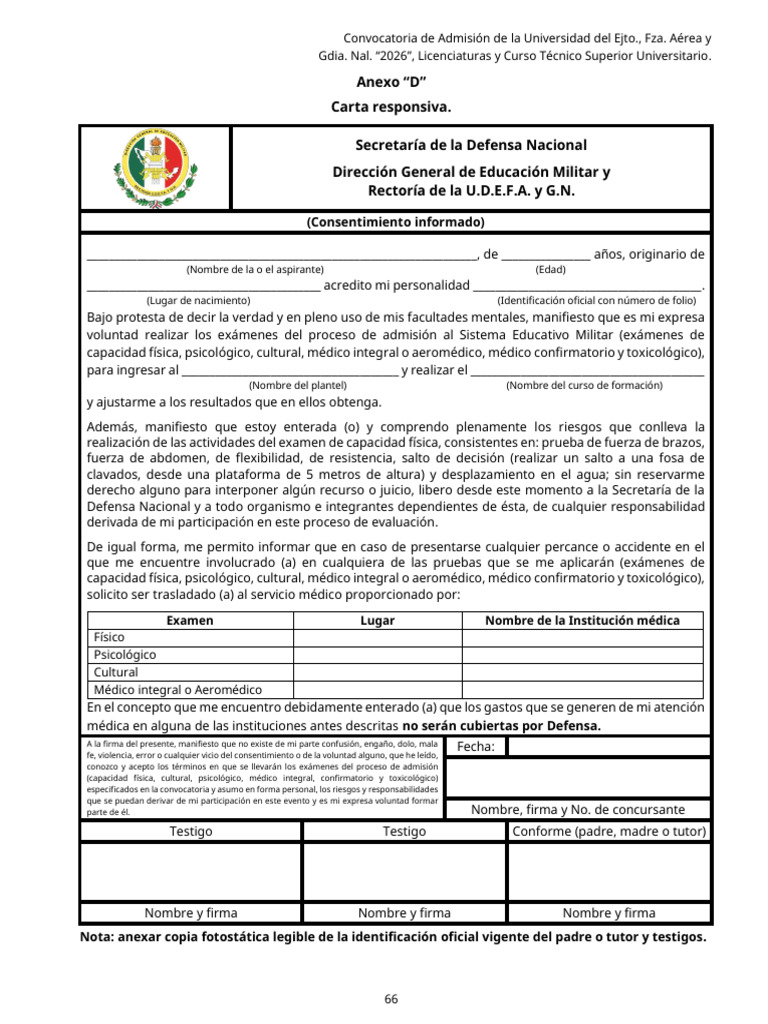 Anexo D y E | PDF
