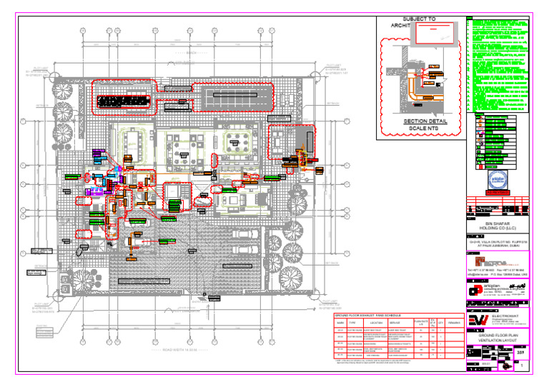 MV-01 Ground Floor Plan Ventilation Layout - Rev | PDF