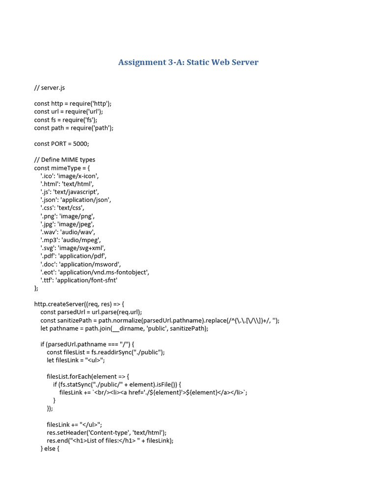 Assignment 3A | PDF