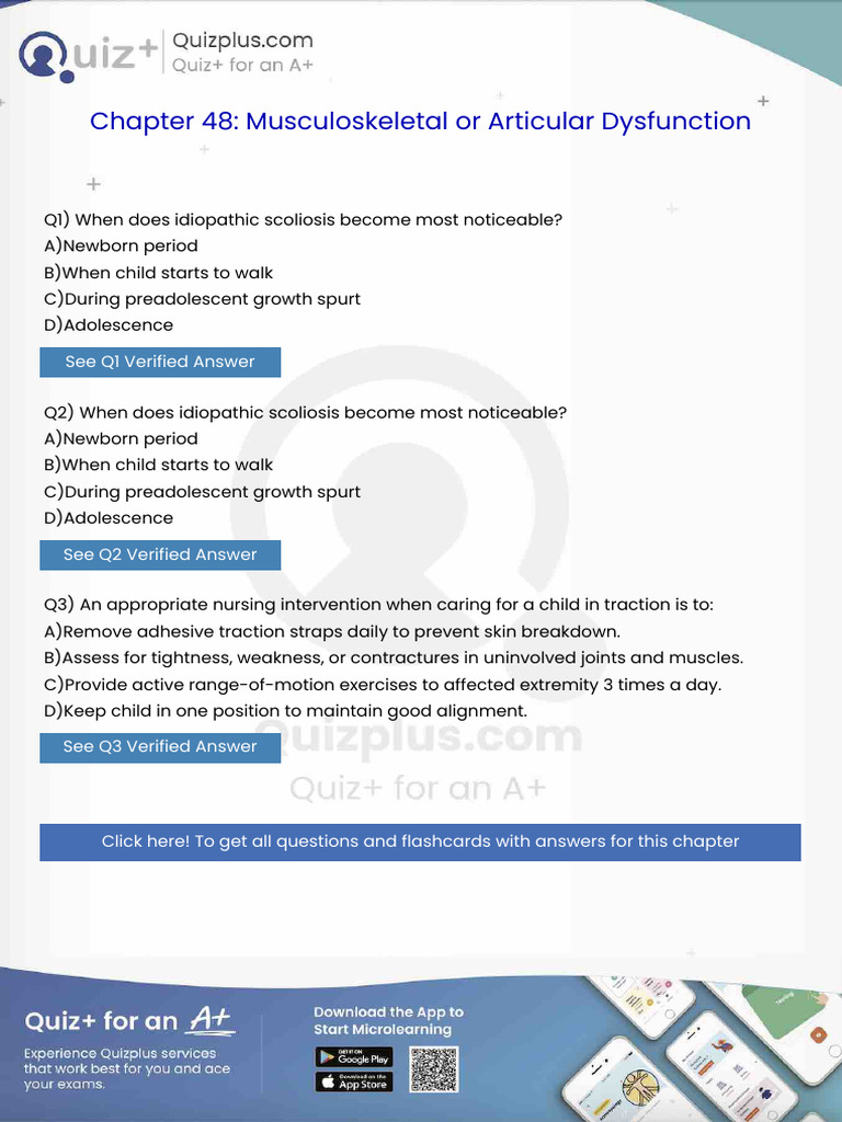 When Does Idiopathic Scoliosis Become Most Noticeable | PDF ...
