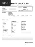 Blood Requisition Form Template | PDF