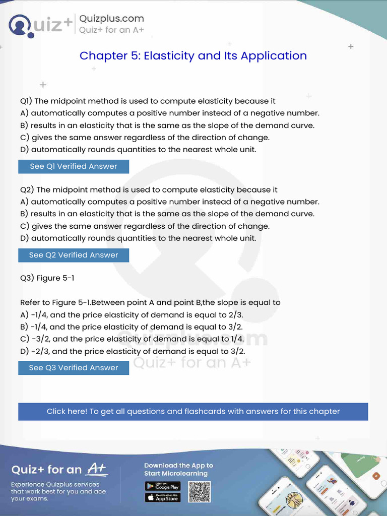 The Midpoint Method Is Used To Compute Elasticity Because It | PDF ...