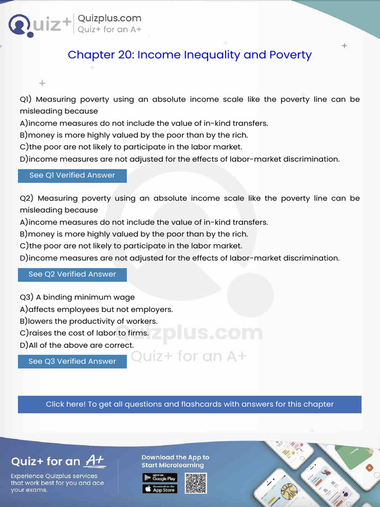 Measuring Poverty Using An Absolute Income Scale Like The Poverty Line ...