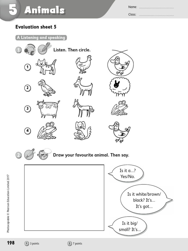 ED2 - Test - Unit 5 | PDF | Zoology