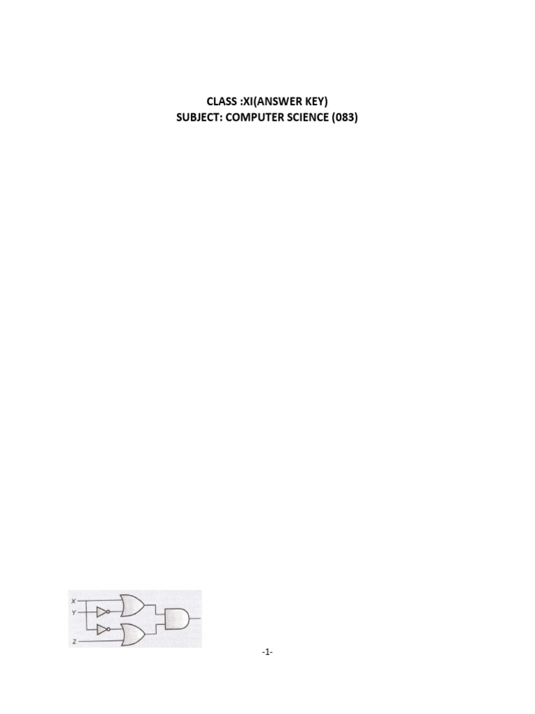 CS 2022-23 Marking Scheme | PDF | Control Flow | Computer Programming