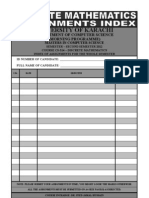 MCS2012 M DiscreteMathematics AssignmentsIndex