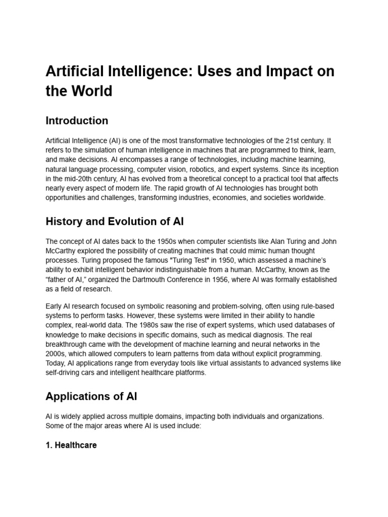 Untitled Document | PDF | Artificial Intelligence | Intelligence (AI ...