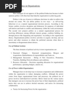Power and Politics in Organisations_Group7.docx