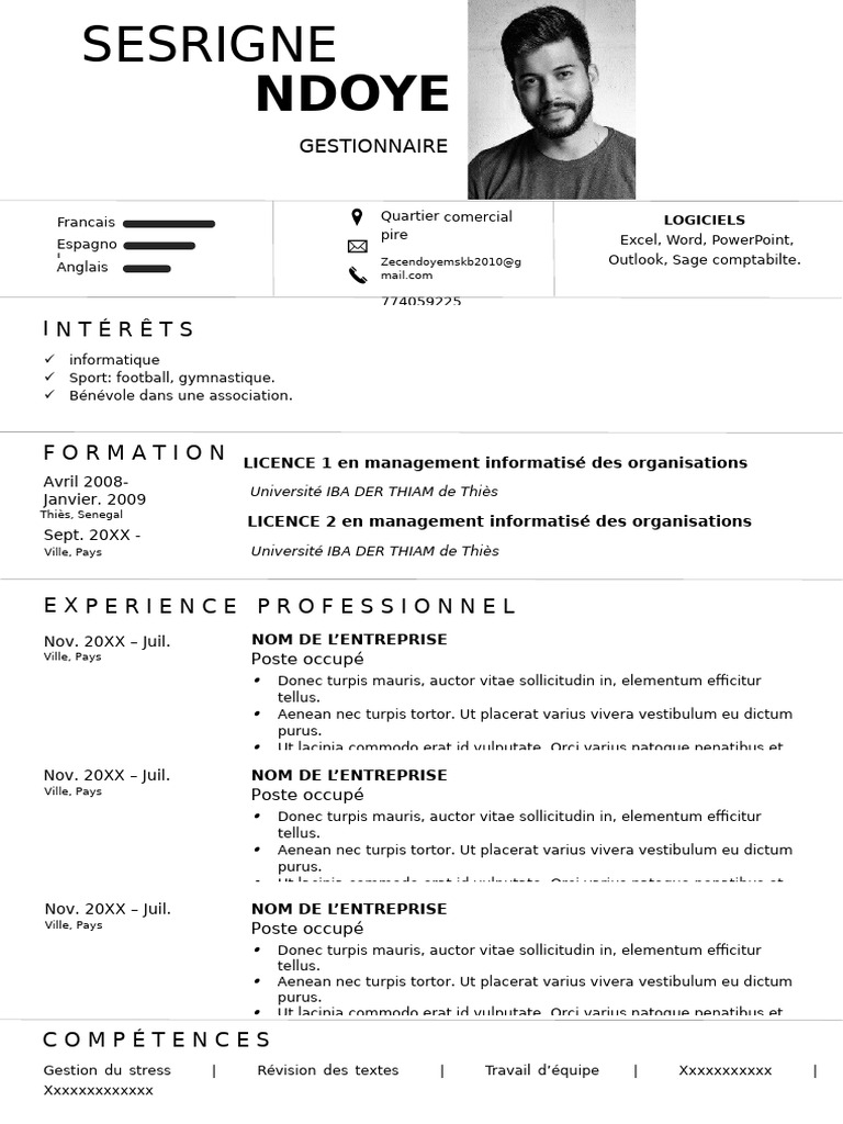 84 Modele CV Word | PDF | Informatique | Logiciel