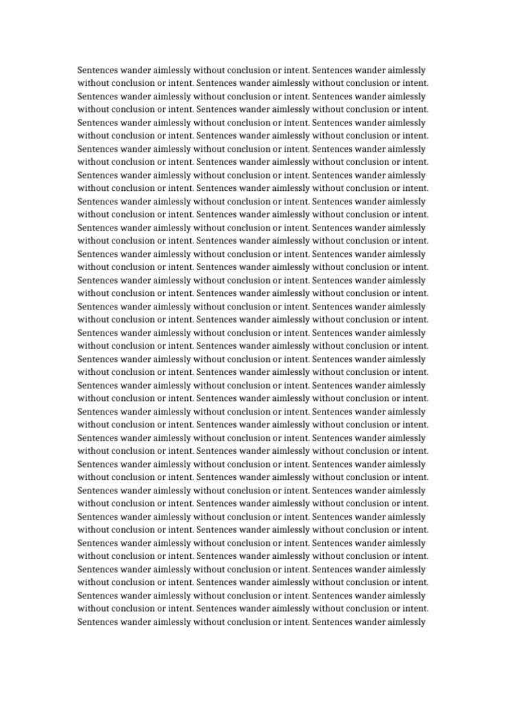 Meaningless Doc 7 | PDF
