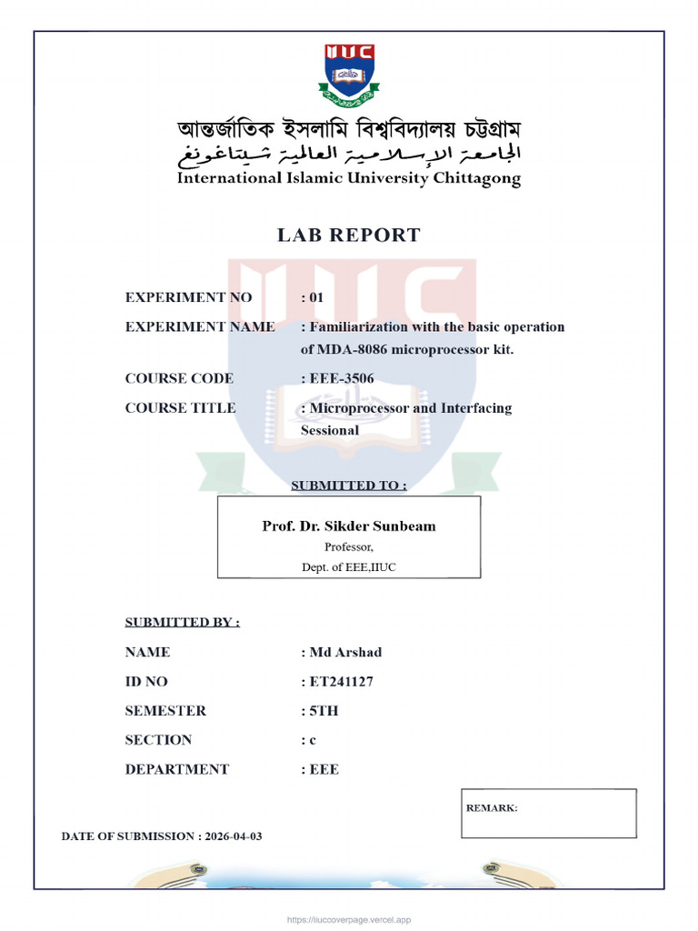 LabReport ET241127 | PDF