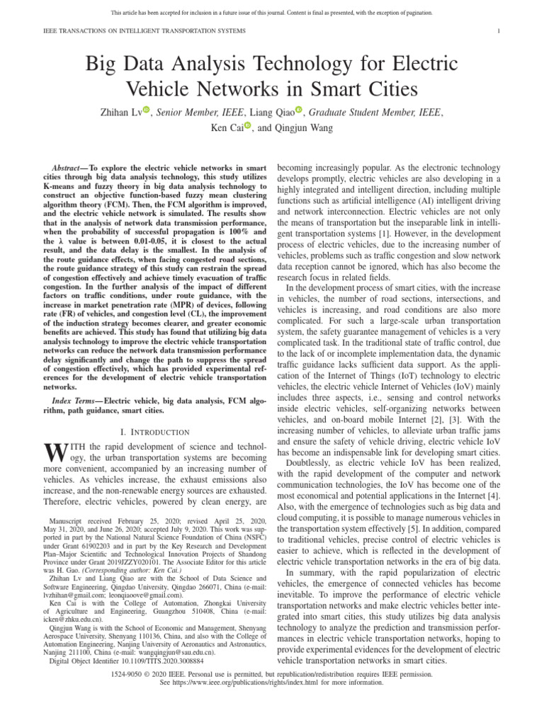 Big Data Analysis Technology For Electric | PDF | Internet Of Things ...
