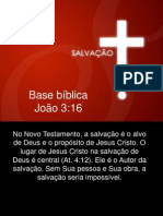 Salvação Jo 3:16