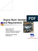 Engine Room Ventilation Design and Requirements