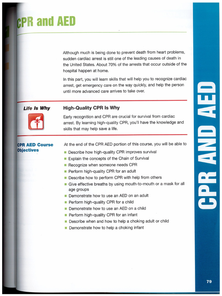 CPR and Aed 1 | PDF