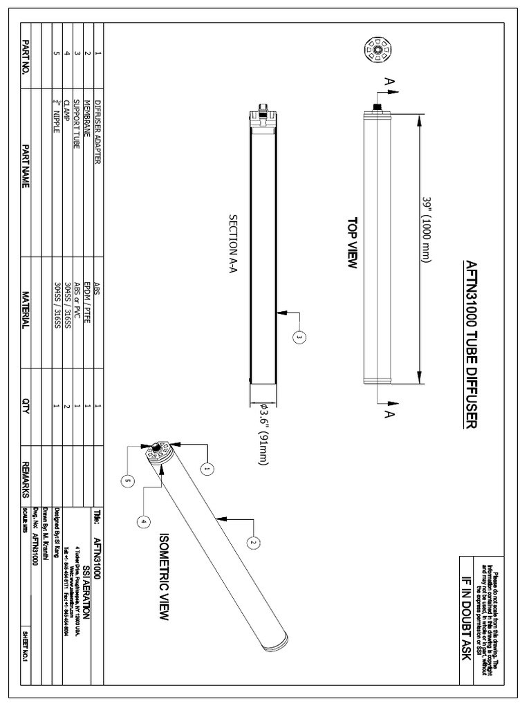 Tube Diffuser | PDF