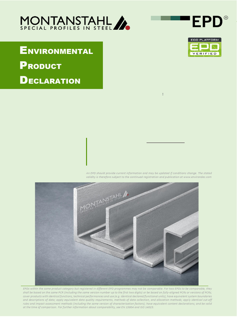 EPD Document EPD-IES-0017172 - 001 en | PDF | Life Cycle Assessment ...