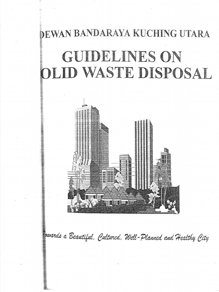 Guidelines On Solid Waste Disposal | PDF