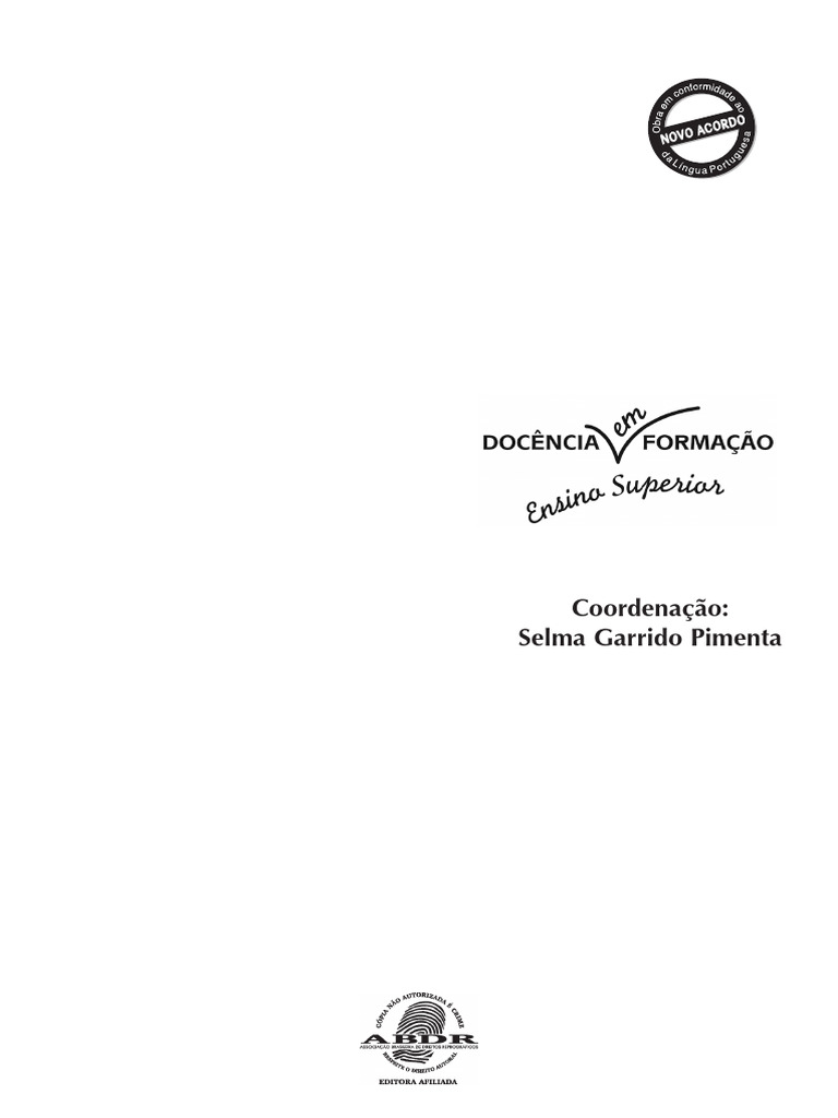 Selma Garrido Pimenta - Docência No Ensino Superior | PDF | Pedagogia ...