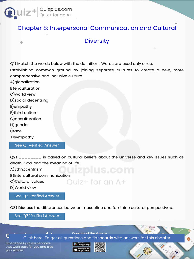 Establishing Common Ground by Joining Separate Cultures To Create A New ...