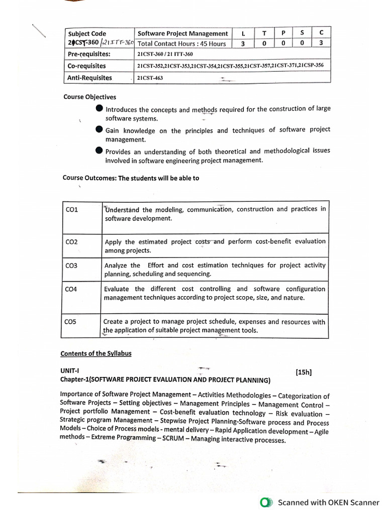 SPM Syllabus | PDF