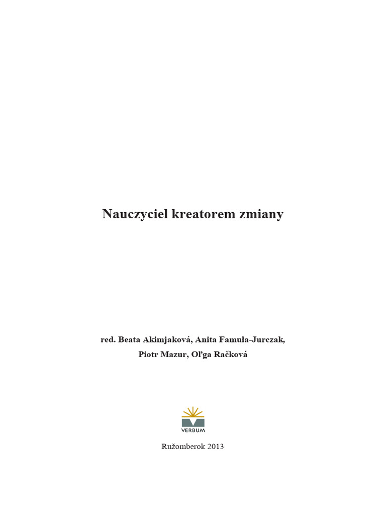 Mazur - Zawód Nauczyciela - Rys Historyczny | PDF