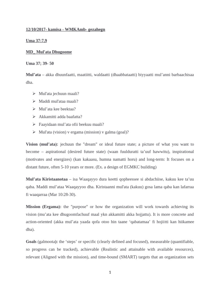 Barsisa Walda 1 1 | PDF