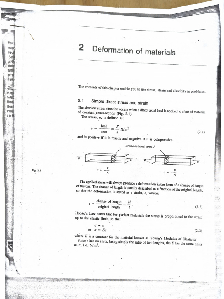Deformation of Materials | PDF
