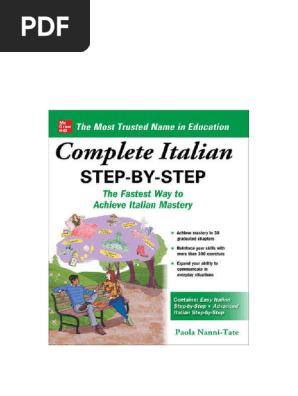 Complete Italian Step-by-Step 1st Edition Paola Nanni-Tate Full