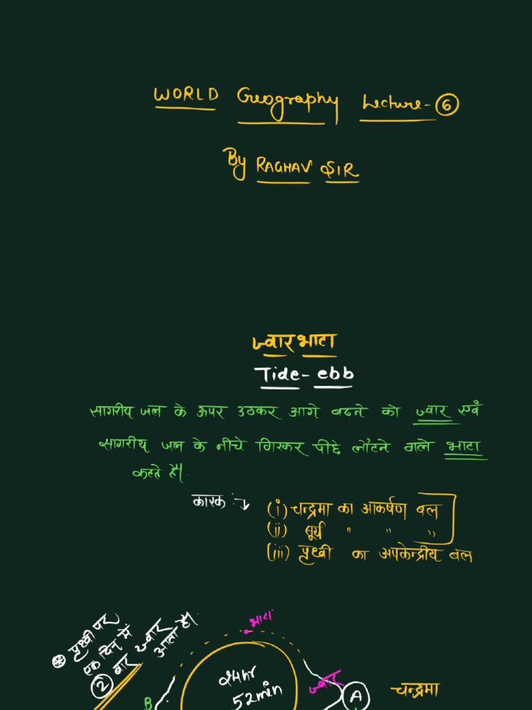 World Geography Lecture 6 | PDF
