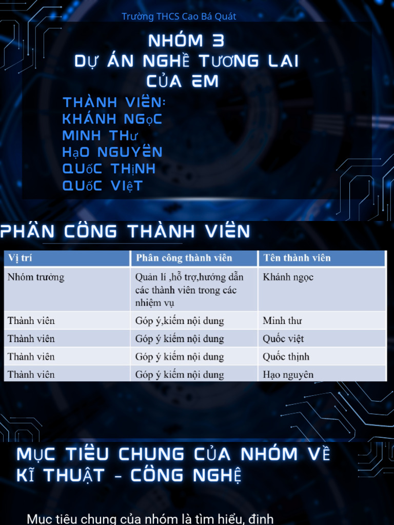 Dark Blue Modern Futuristic Technology Presentation | PDF