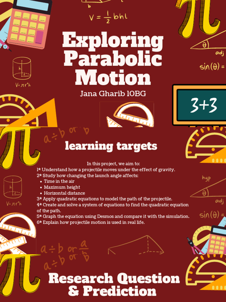 Red Yellow Playful Mathematics Science Group Project Presentation | PDF ...