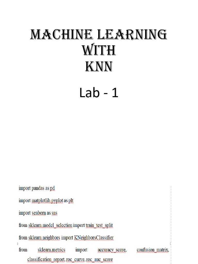 ML Lab 3 | PDF