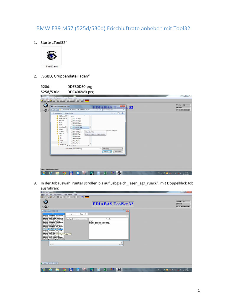 m57 Frischluftrate Tool32 | PDF
