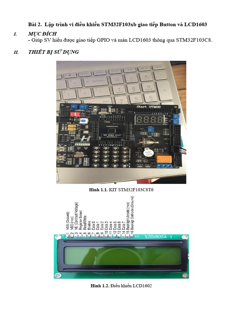Bai 02 Stm32f103xb Giao Tiếp Button | PDF