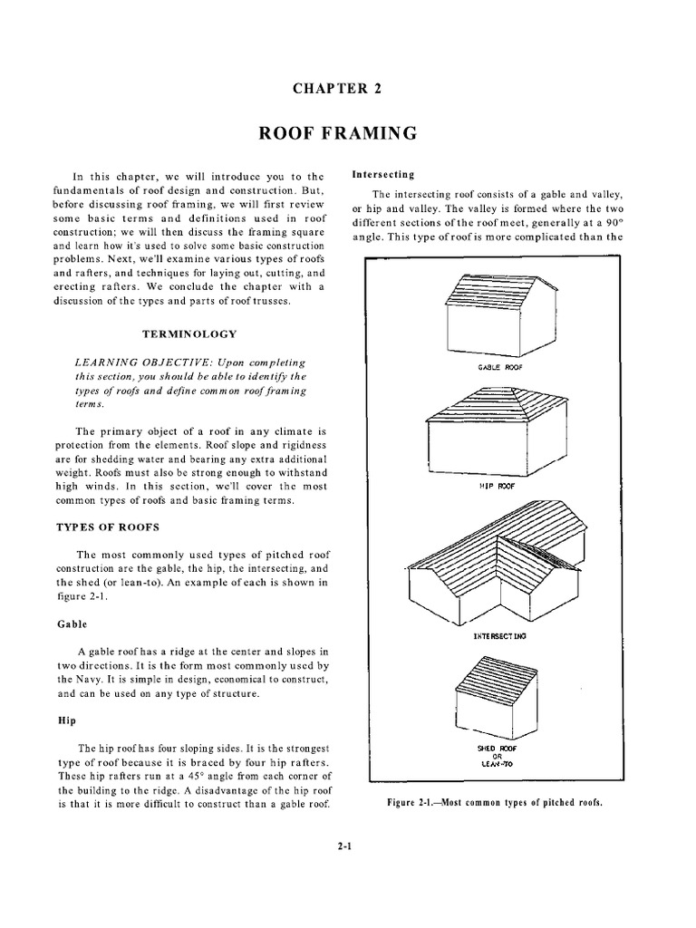 Roof Framing | PDF