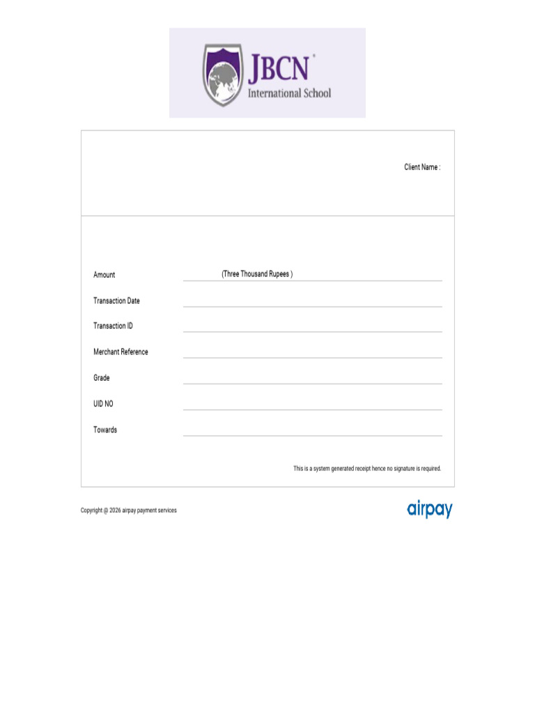 Reciept | PDF
