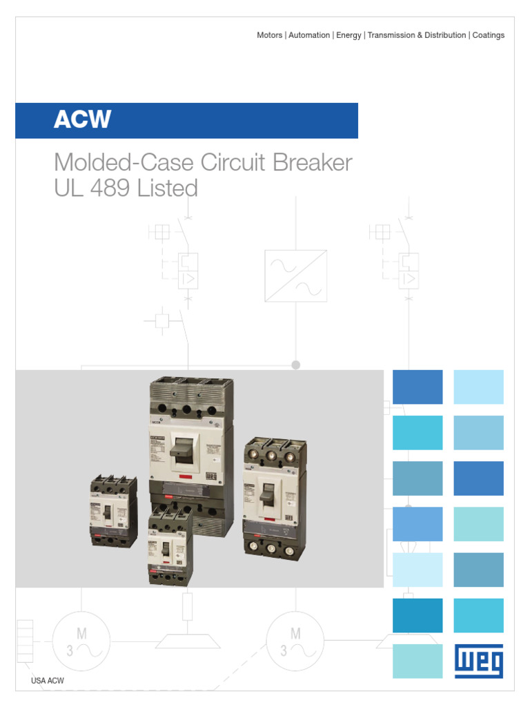 WEG Acw Molded Case Circuit Breaker Usaacw Brochure English | PDF ...