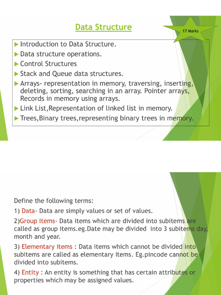 Data Structure 1 | PDF