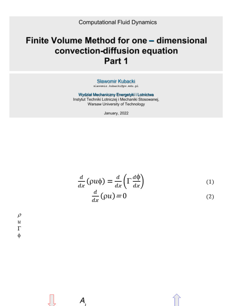 CFD Lecture03 FiniteVolumeMethod Part1 | PDF | Computational Fluid ...