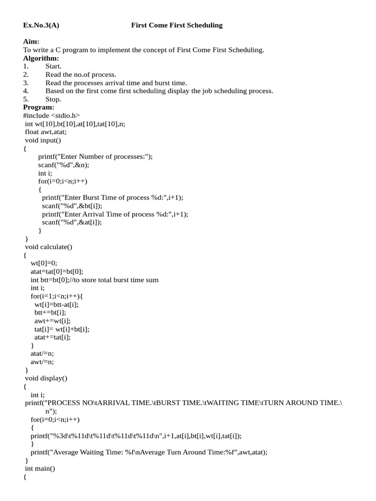 Scheduling | PDF | Computer Programming | Computing